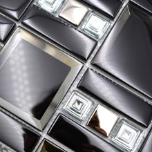 Załaduj obraz do przeglądarki galerii, Kolor czarny A3 połysk mozaika szklana