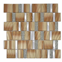 Załaduj obraz do przeglądarki galerii, Mix Aluminium - szkło kolor mix brązowy połysk