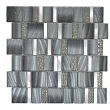 Załaduj obraz do przeglądarki galerii, Mix Aluminium - szkło kolor mix szary połysk