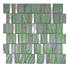 Załaduj obraz do przeglądarki galerii, Mix Aluminium - szkło kolor mix zielony połysk