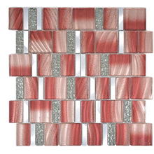 Załaduj obraz do przeglądarki galerii, Mix Aluminium - szkło kolor mix czerwony połysk