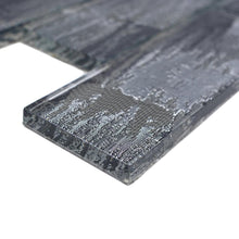 Załaduj obraz do przeglądarki galerii, Kolor mix czarny srebrny B2 połysk mozaika szklana