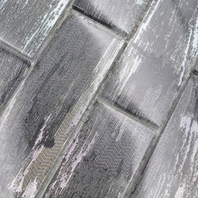 Załaduj obraz do przeglądarki galerii, Kolor mix czarny srebrny B2 połysk mozaika szklana