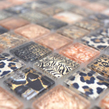 Załaduj obraz do przeglądarki galerii, Kolor brąz S2 połysk mozaika szklana