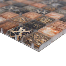 Załaduj obraz do przeglądarki galerii, Kolor brąz S2 połysk mozaika szklana