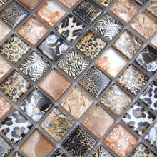 Załaduj obraz do przeglądarki galerii, Kolor brąz S2 połysk mozaika szklana