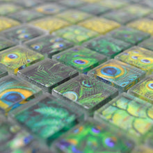 Załaduj obraz do przeglądarki galerii, Kolor zielony F3 połysk mozaika szklana