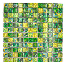 Załaduj obraz do przeglądarki galerii, Kolor zielony F3 połysk mozaika szklana