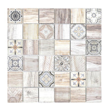 Załaduj obraz do przeglądarki galerii, Mozaika szklana kolor jasny beż połysk T 580