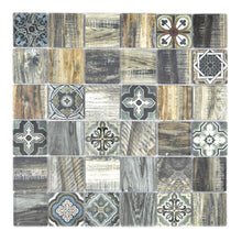 Załaduj obraz do przeglądarki galerii, Mozaika szklana kolor niebieski połysk T 623