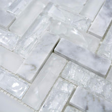 Załaduj obraz do przeglądarki galerii, Mozaika mix kolor mix biały połysk T 430