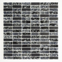 Załaduj obraz do przeglądarki galerii, Mozaika mix kolor mix czarny połysk T 443