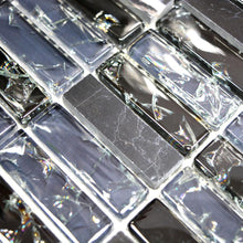 Załaduj obraz do przeglądarki galerii, Mozaika mix kolor mix czarny połysk T 443