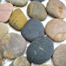 Załaduj obraz do przeglądarki galerii, Mamień naturalny - rzeczny kolor mix beżowy szary czarny mat