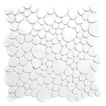 Załaduj obraz do przeglądarki galerii, Mozaika ceramiczna kolor biały połysk T28