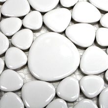 Załaduj obraz do przeglądarki galerii, Mozaika ceramiczna kolor biały połysk T28