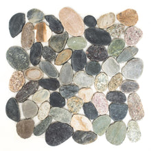 Załaduj obraz do przeglądarki galerii, Kamień naturalny - rzeczny kolor mix biały żółty mat