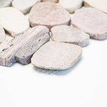 Załaduj obraz do przeglądarki galerii, Mamień naturalny - rzeczny kolor mix beżowy szary czerwone mat