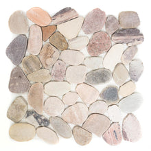 Załaduj obraz do przeglądarki galerii, Mamień naturalny - rzeczny kolor mix beżowy szary czerwone mat