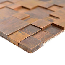 Załaduj obraz do przeglądarki galerii, Mozaika miedziana geometryczna