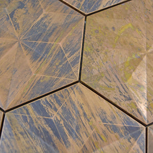 Mozaika miedziana hexagon duży