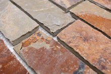 Załaduj obraz do przeglądarki galerii, Mozaika kamienna - łupek multikolor mat T 220