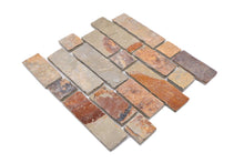 Załaduj obraz do przeglądarki galerii, Mozaika kamienna - łupek multikolor mat T 220