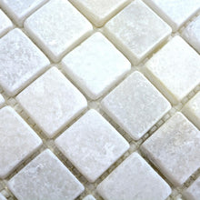 Załaduj obraz do przeglądarki galerii, Mozaika kamienna - marmur kolor biały mat T 243