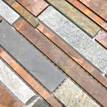 Załaduj obraz do przeglądarki galerii, Mozaika mix kamień miedź