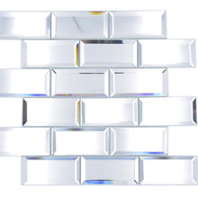 Załaduj obraz do przeglądarki galerii, Mozaika szklana szkło lustro połysk T 649