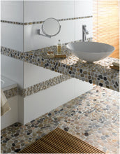 Załaduj obraz do przeglądarki galerii, Mamień naturalny - rzeczny kolor mix beżowy szary czerwone mat