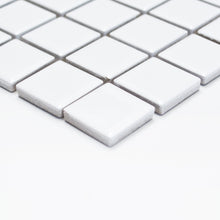Załaduj obraz do przeglądarki galerii, Mozaika ceramiczna kolor biały połysk T9 - MOZ 5880 VP
