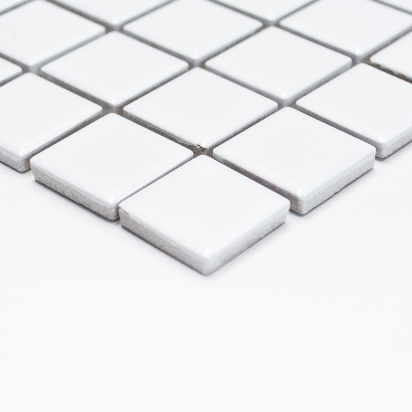 Aranżacja Mozaika ceramiczna kolor biały połysk T9 - MOZ 5880 VP