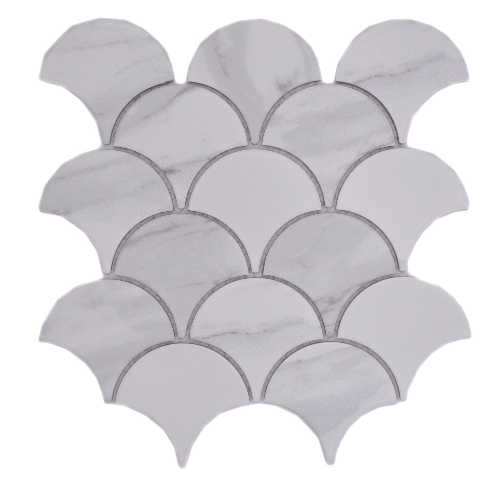 Aranżacja Mozaika ceramiczna niebieska rybia łuska MOZ 7488 VP