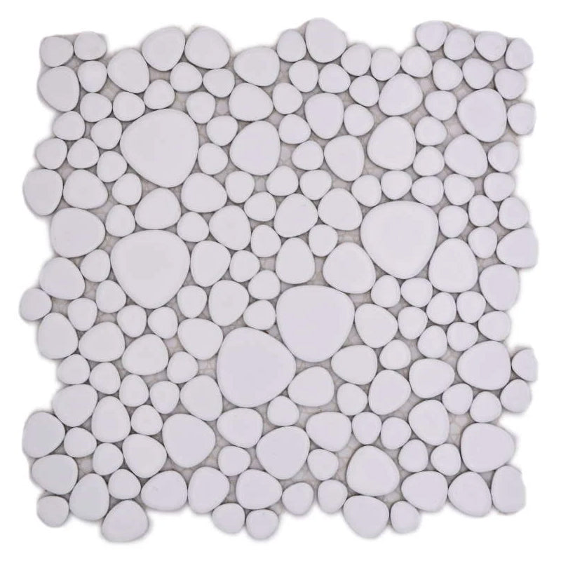 Mozaika ceramiczna kolor biały mat T17