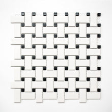 Załaduj obraz do przeglądarki galerii, Mozaika ceramiczna kolor biały czarny mat T 30
