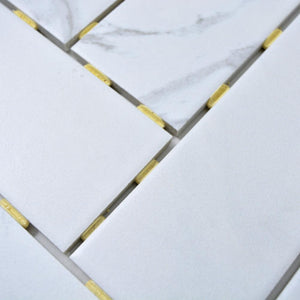 Mozaika ceramiczna kolor biały mat T2