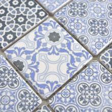 Załaduj obraz do przeglądarki galerii, Mozaika ceramiczna kolor niebieski połysk T 140
