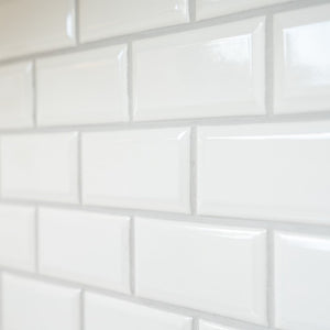 Mozaika ceramiczna kolor biały połysk T14