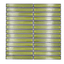 Załaduj obraz do przeglądarki galerii, Mozaika ceramiczna kolor jasny zielony połysk T 101

