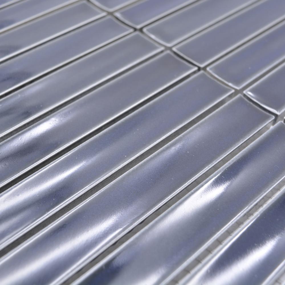 Aranżacja Mozaika ceramiczna kolor czarny połysk T 72