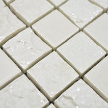 Załaduj obraz do przeglądarki galerii, Mozaika ceramiczna kolor biały połysk T11
