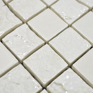 Mozaika ceramiczna kolor biały połysk T11