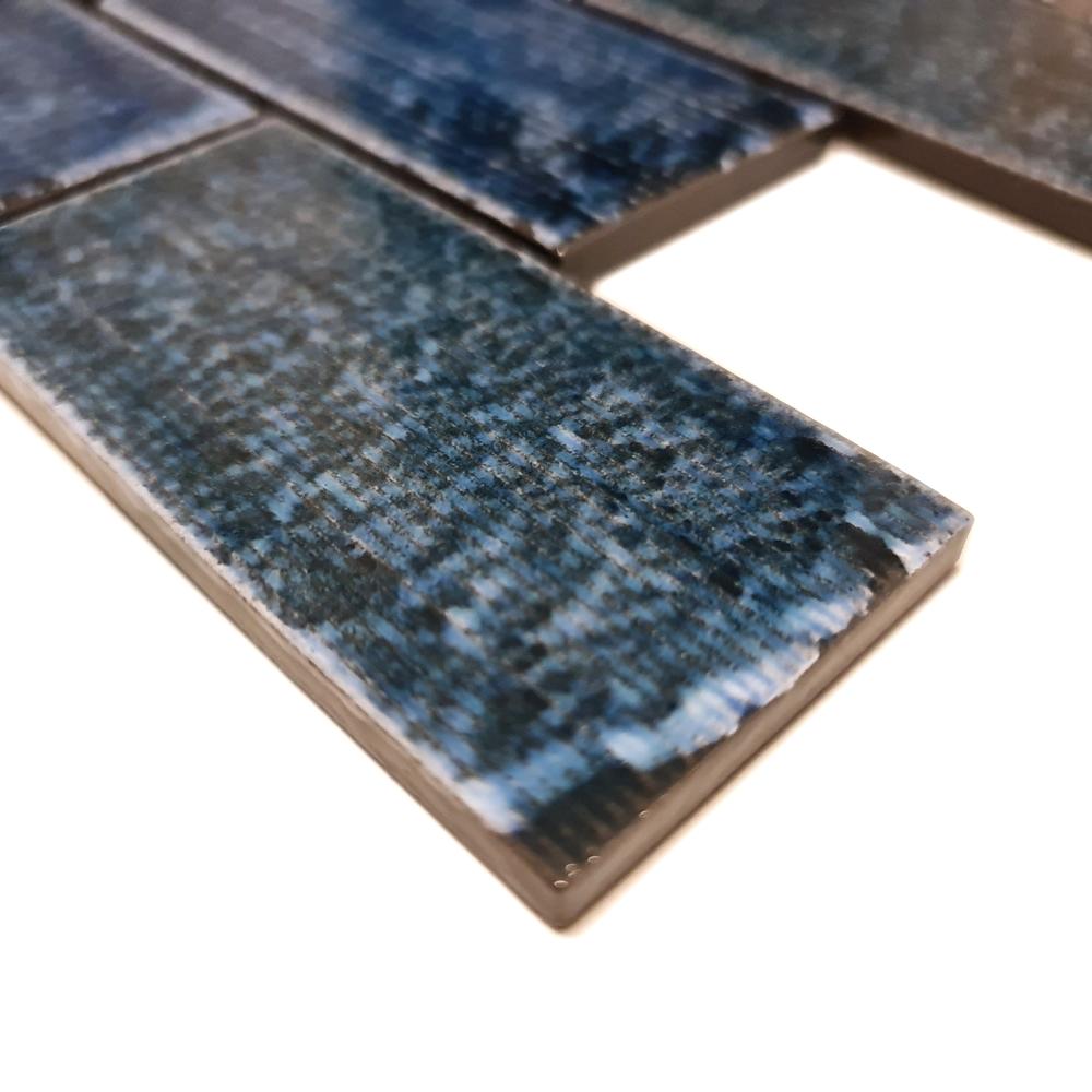 Aranżacja Mozaika ceramiczna kolor zielony połysk T 179