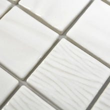 Załaduj obraz do przeglądarki galerii, Mozaika ceramiczna kolor biały połysk T12
