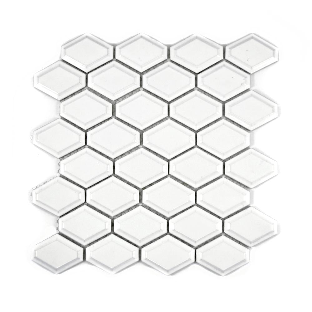 Mozaika ceramiczna kolor biały mat T3