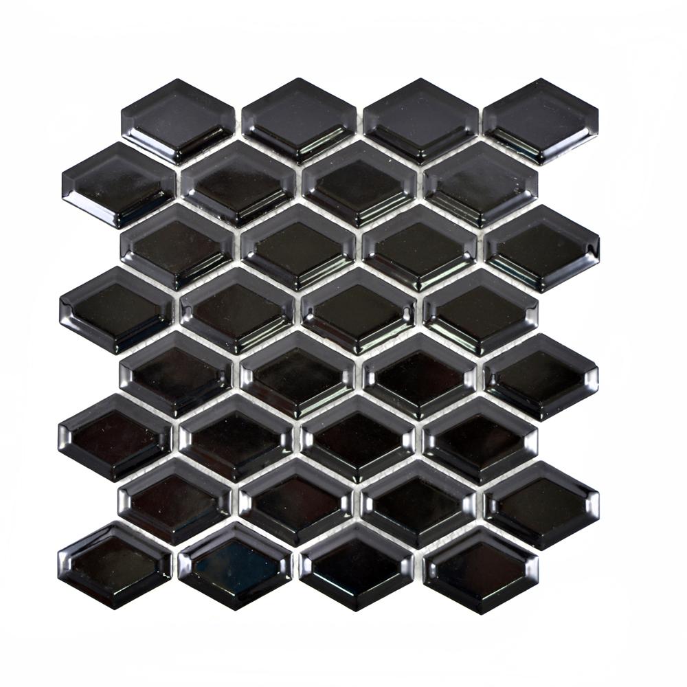 Mozaika ceramiczna kolor czarny połysk T 76