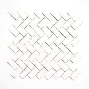 Mozaika ceramiczna kolor biały mat T4