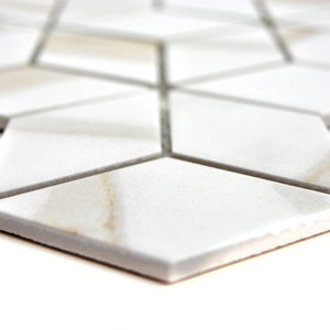 Mozaika ceramiczna kolor biały mat T7