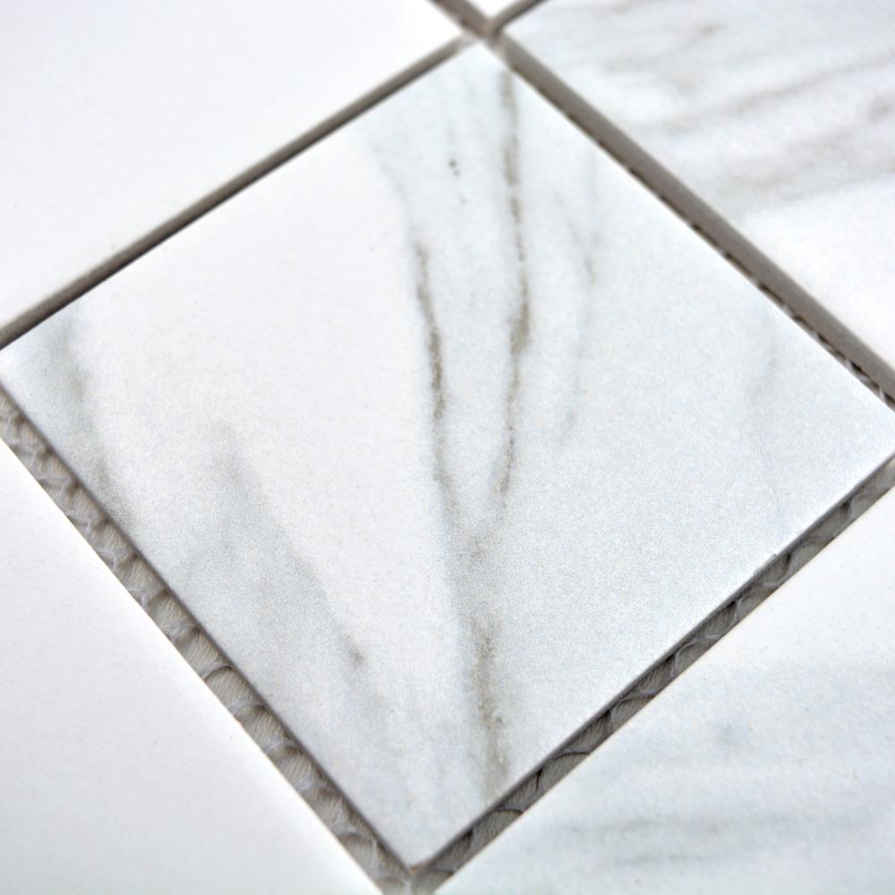 Aranżacja Mozaika ceramiczna kolor biały mat T9